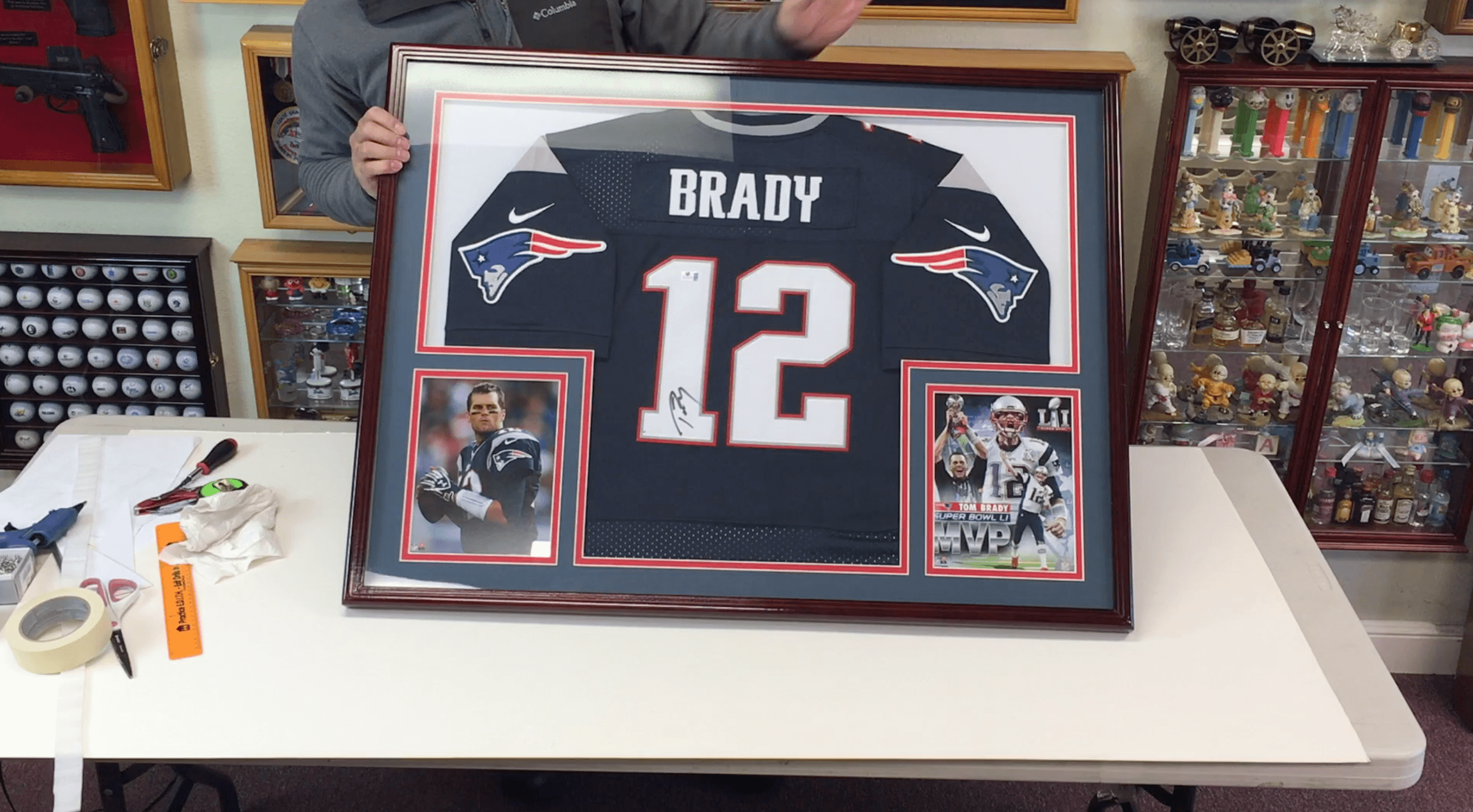 STANDARD Football Jersey Framing