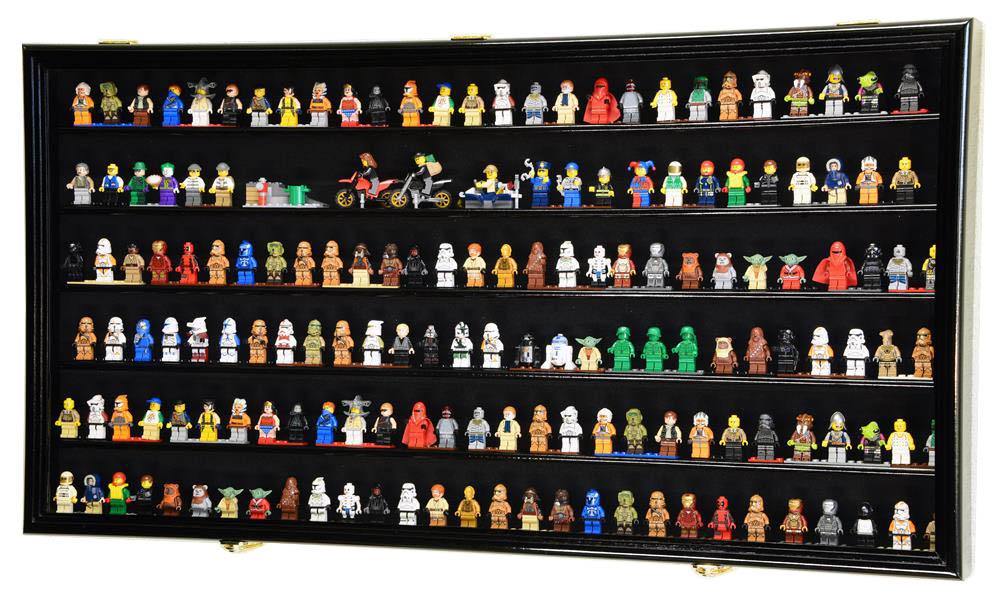 180 Mini Figures / Miniatures / Display Case Cabinet