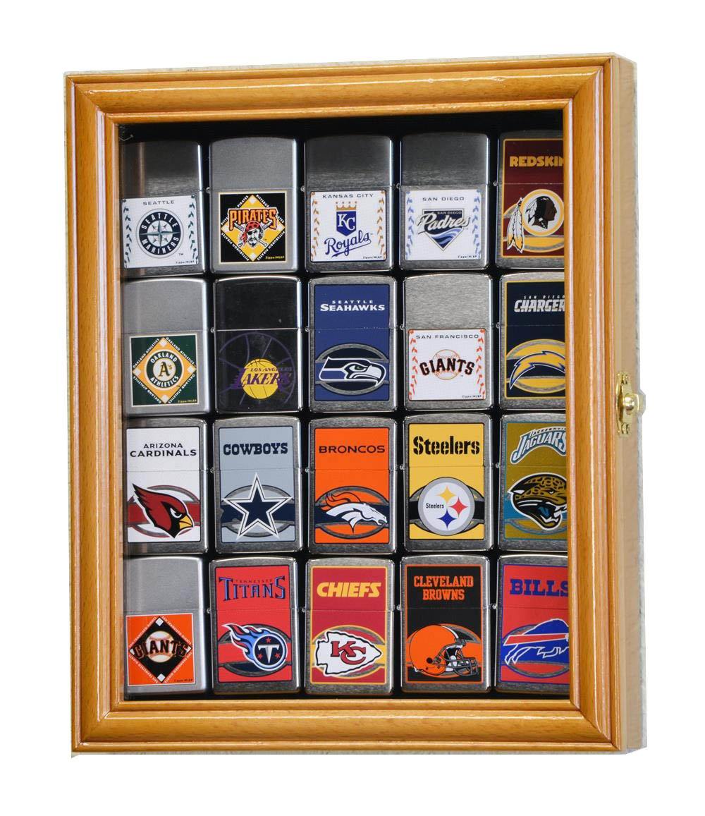 20 Lighter Display Case Cabinet
