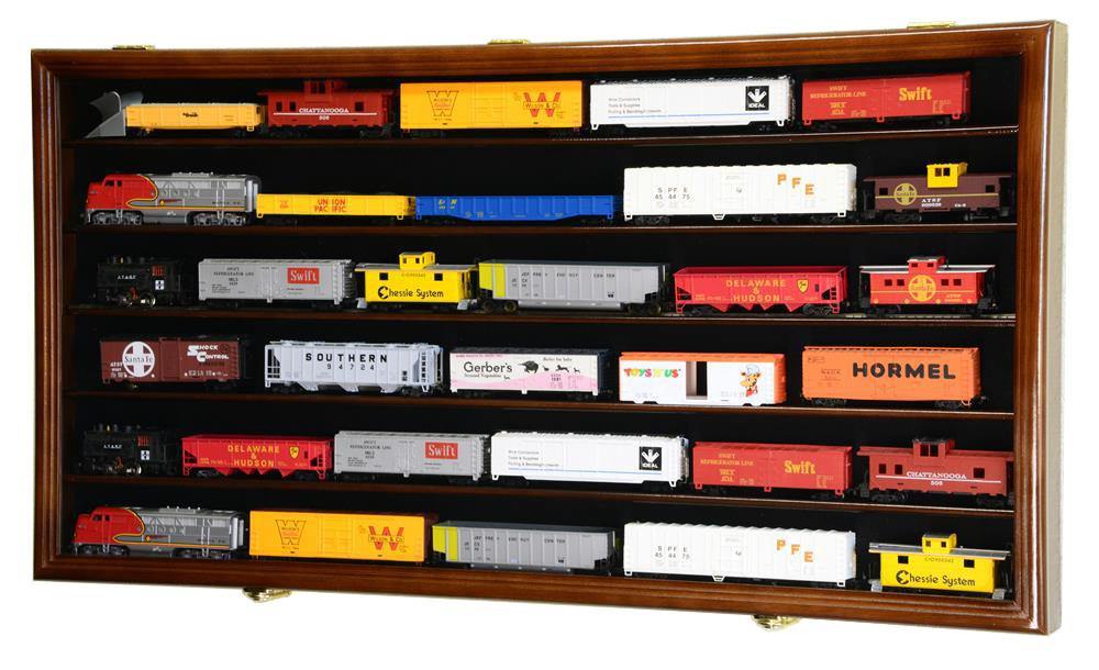 HO Scale Train Display Case Cabinet