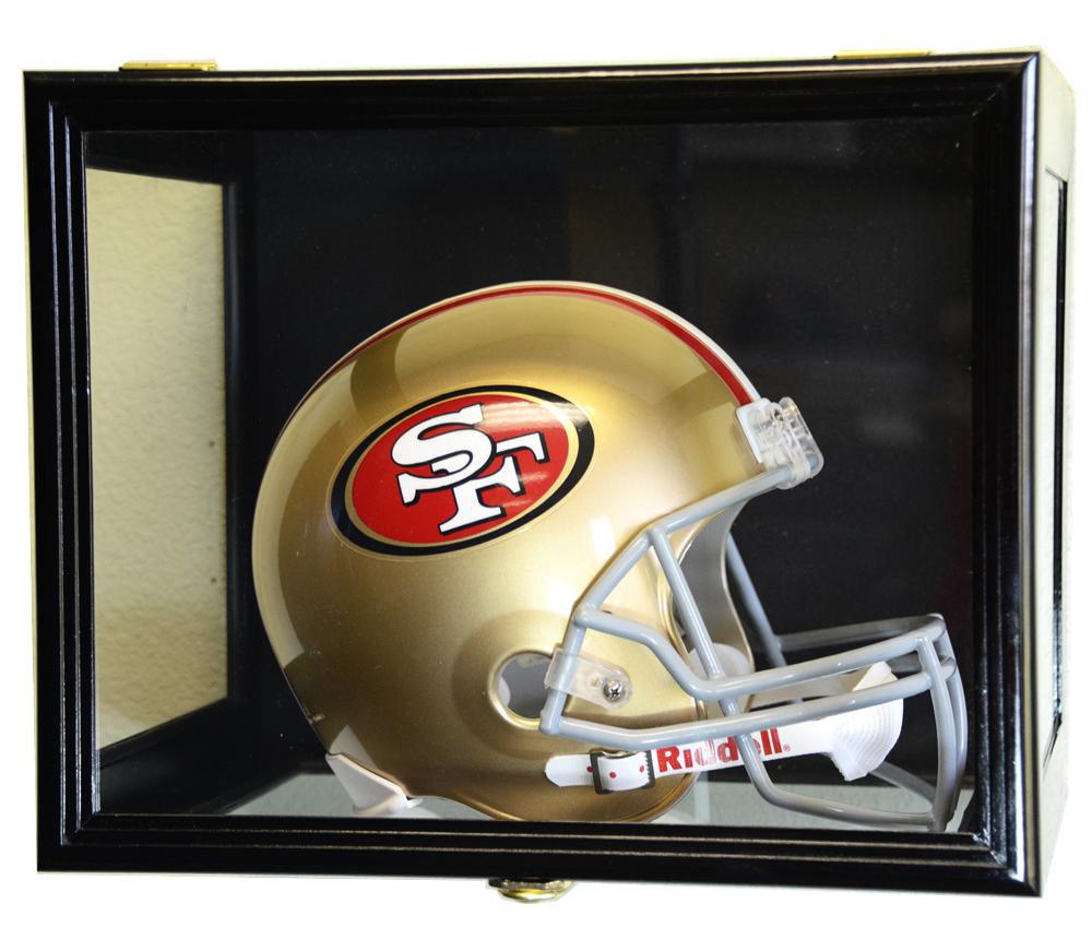 american football helmet wall mount Mini L Shaped Stand imported Australian beech hardwood and elegantly finished with wood stains Acrylic Wall Mount 4 Mini