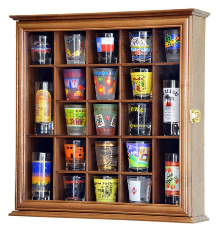 Shot Glass Display Cases - sfDisplay.com