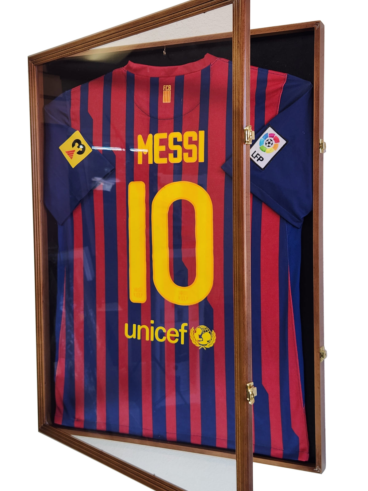 Large Jersey Display Case Cabinet Shadowbox - Main Image