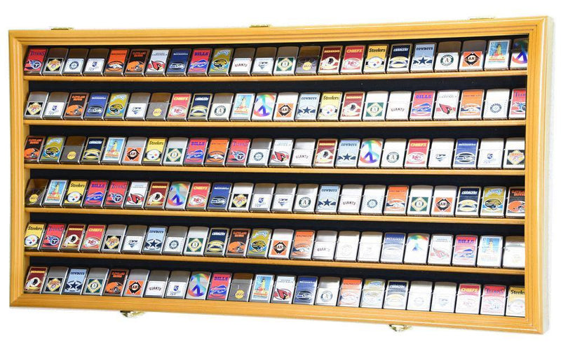 138 Zippo Lighter / Matchbook Display Case Cabinet - sfDisplay.com