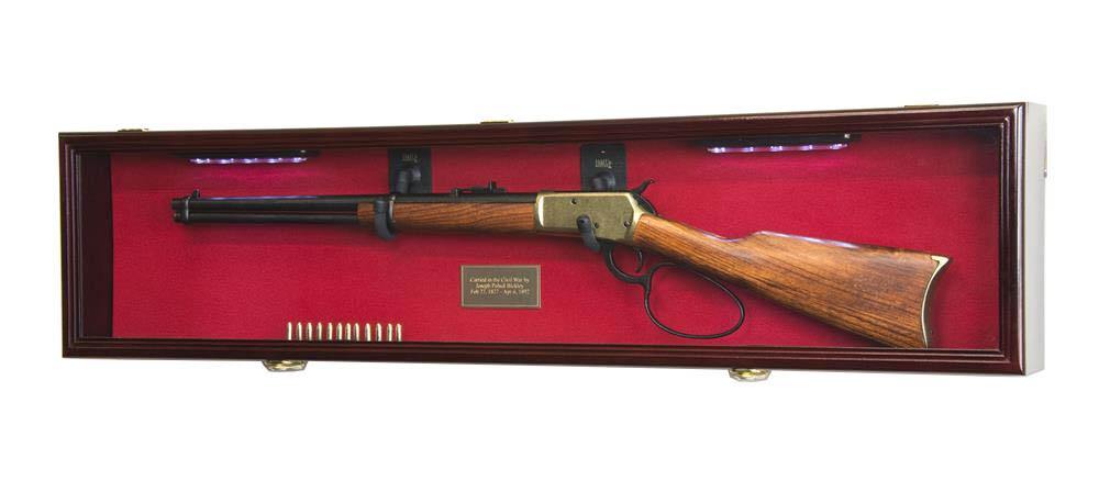 Single Rifle Display Case Cabinet - 44