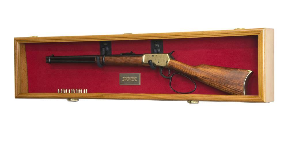 Single Rifle Display Case Cabinet - 44