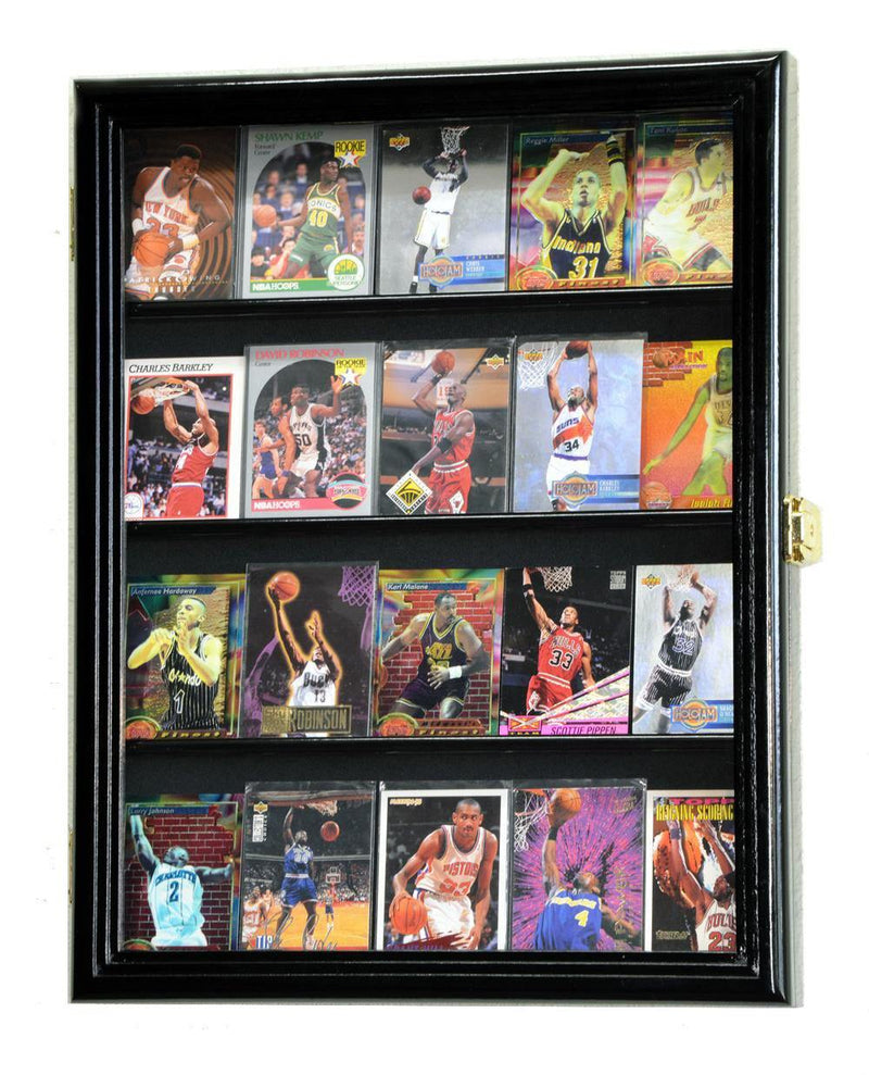 20 Sport/Collectible Trading Card Display Case Cabinet