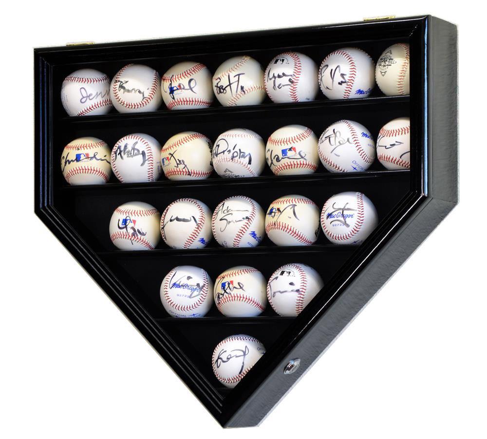 Baseball Case Display For Balls LED Acrylic Baseball Display Case - 7 ...