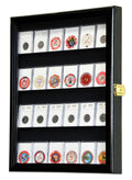 24 Collector NGC PCGS ICG Coin Slab Display Case Cabinet - sfDisplay.com