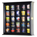 25 Shot Glass Display Case Cabinet - sfDisplay.com
