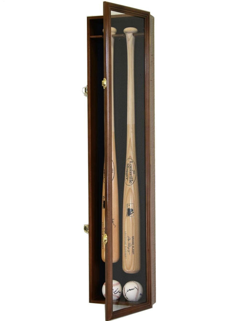 2 Baseball Bat Display Case Cabinet - sfDisplay.com