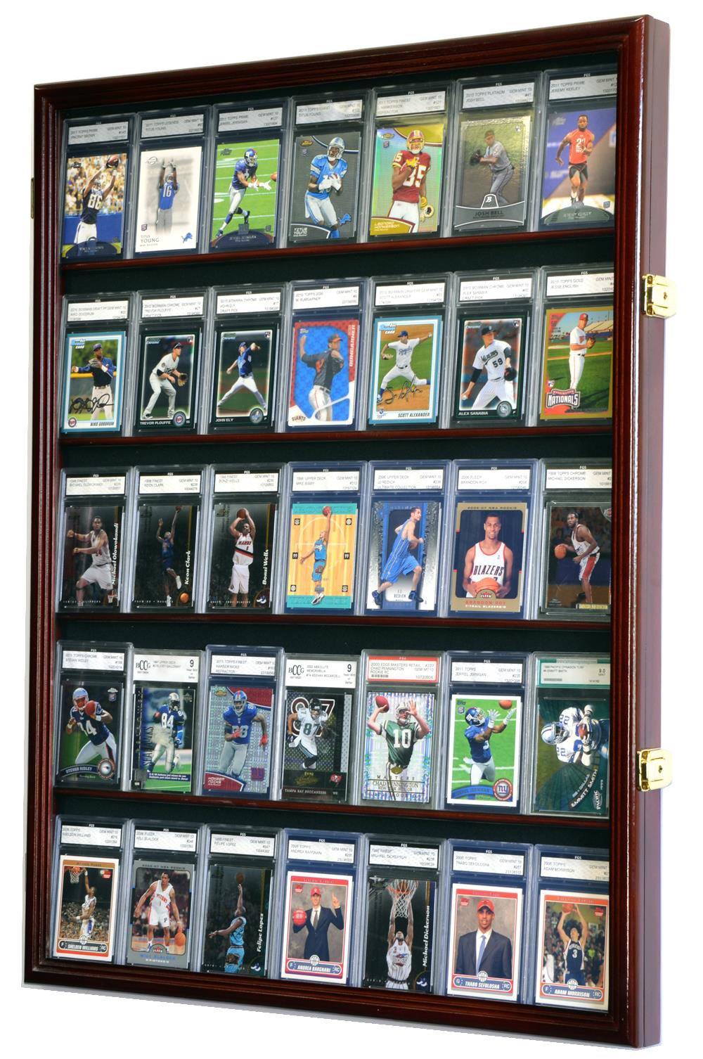 sports card display case for shows PATHER® Trading Card Display Cabinet