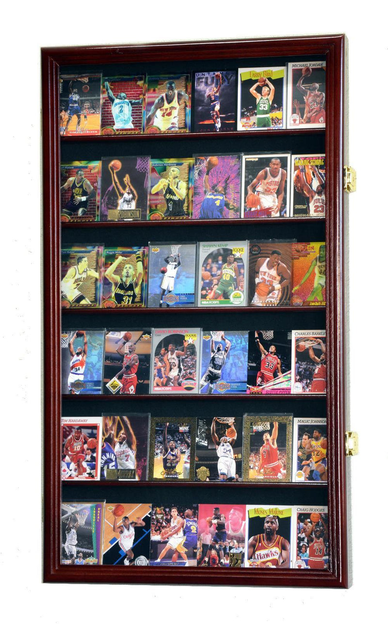 36 Sport/Collectible Trading Card Display Case Cabinet 36 Sport/Collectible Trading Card Display Case Cabinet