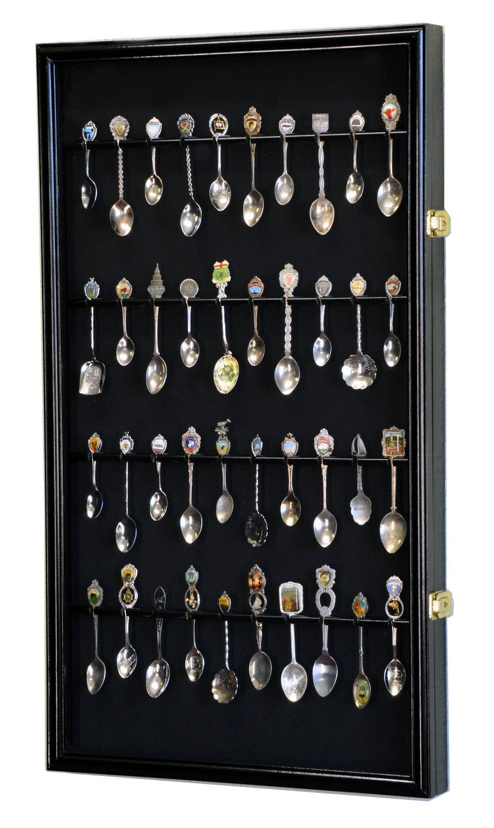 40 Larger Spoon Display Case Cabinet