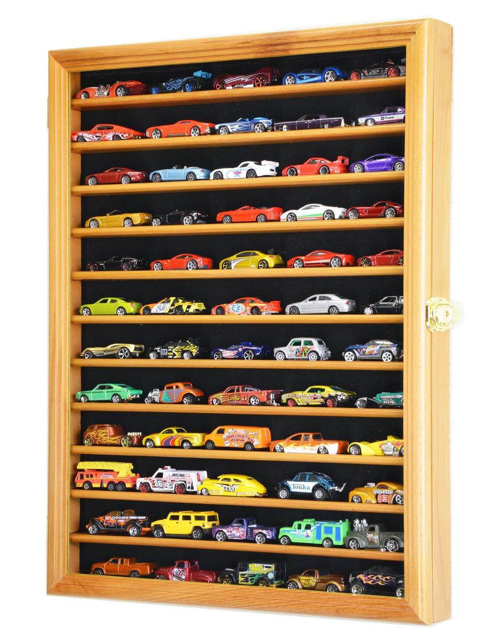 1/64 Diecast / Matchbox Display Case Cabinet Oak