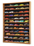 Hot Wheels / Matchbox 1/64 Model Cars Display Case - NO DOOR - sfDisplay.com