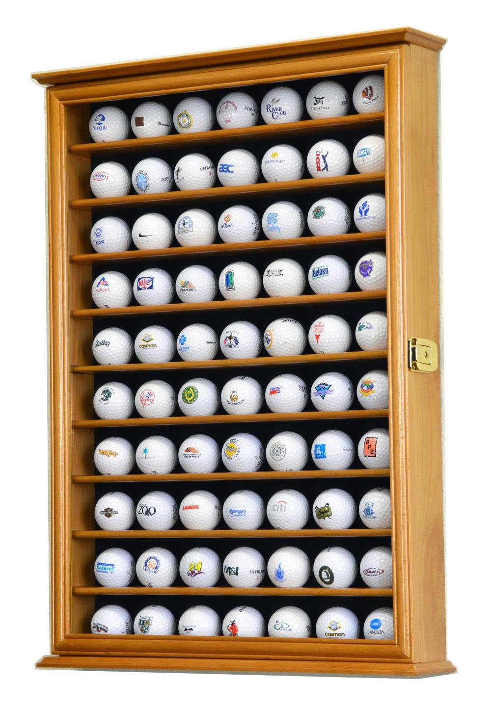70 Golf Ball Display Case Cabinet