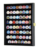 64 Casino Chip / Coin Display Case Cabinet - sfDisplay.com