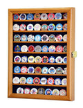 64 Casino Chip / Coin Display Case Cabinet - sfDisplay.com