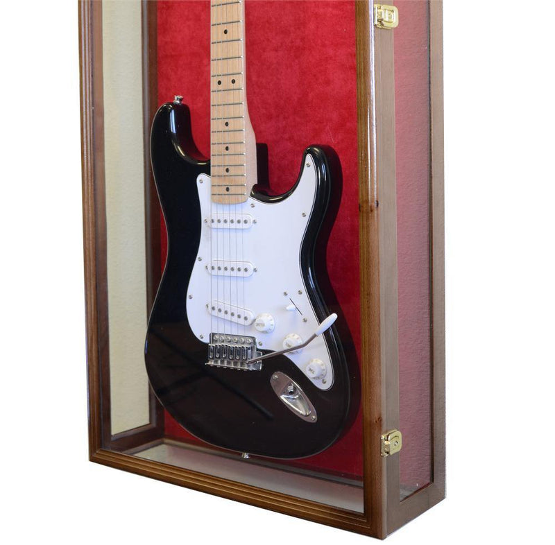 Clear Viewing Guitar Display Case Cabinet (for Electric or Acoustic) - sfDisplay.com