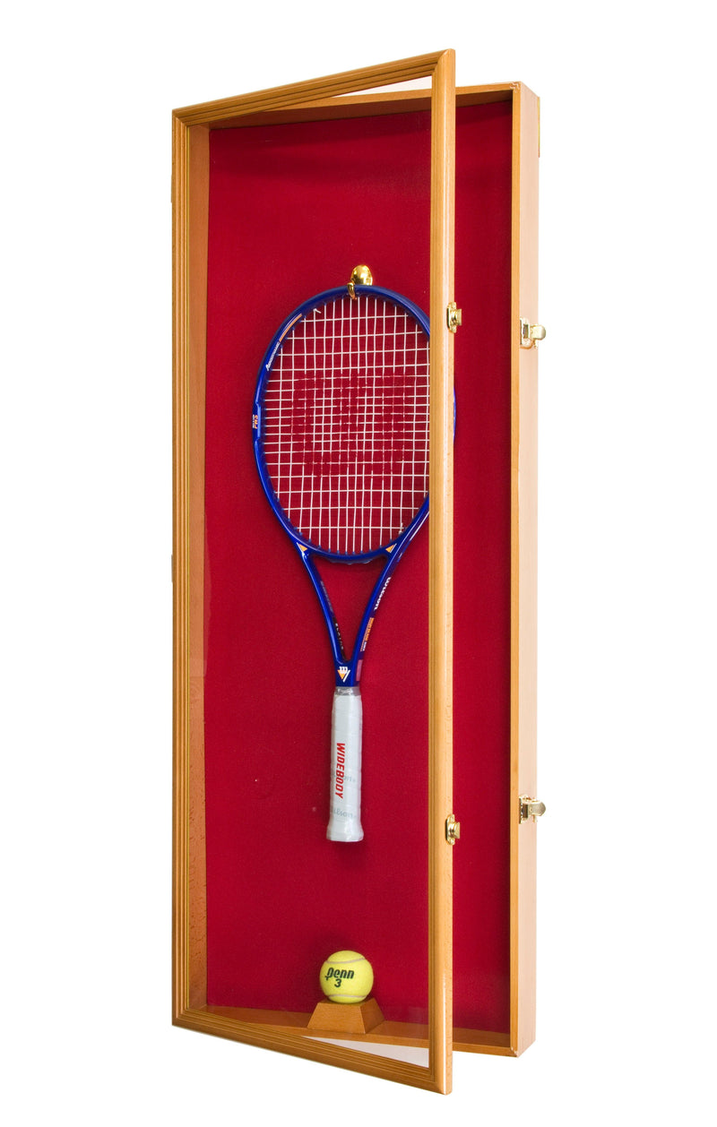 Tennis Racket and Ball Display Case Cabinet - sfDisplay.com