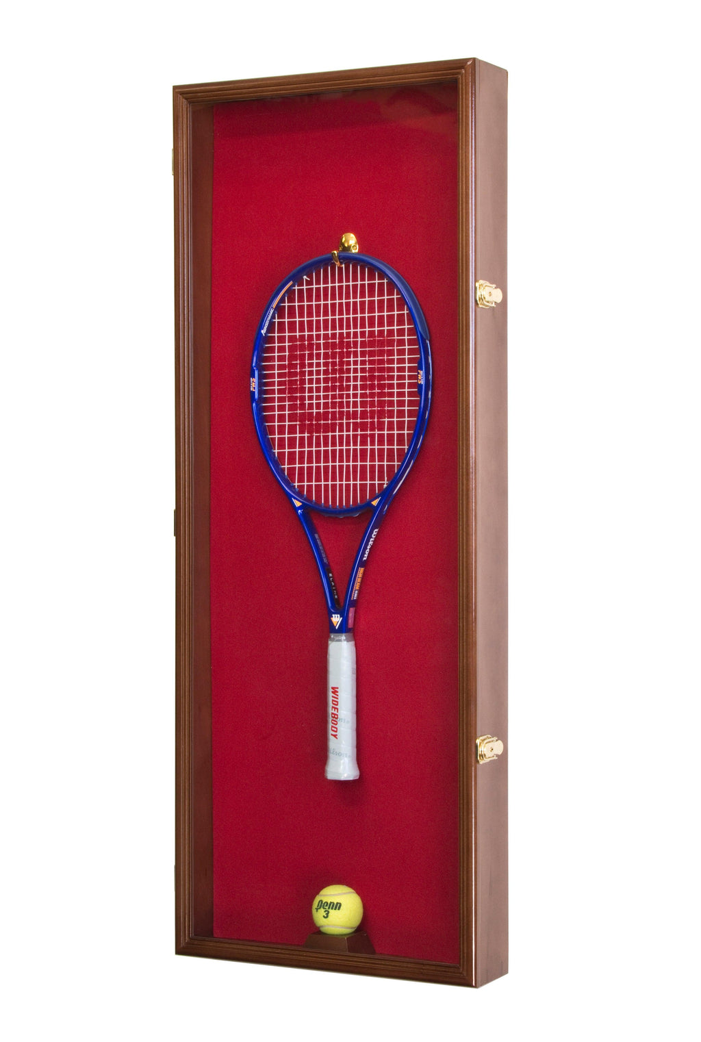 Tennis Racket and Ball Display Case Cabinet