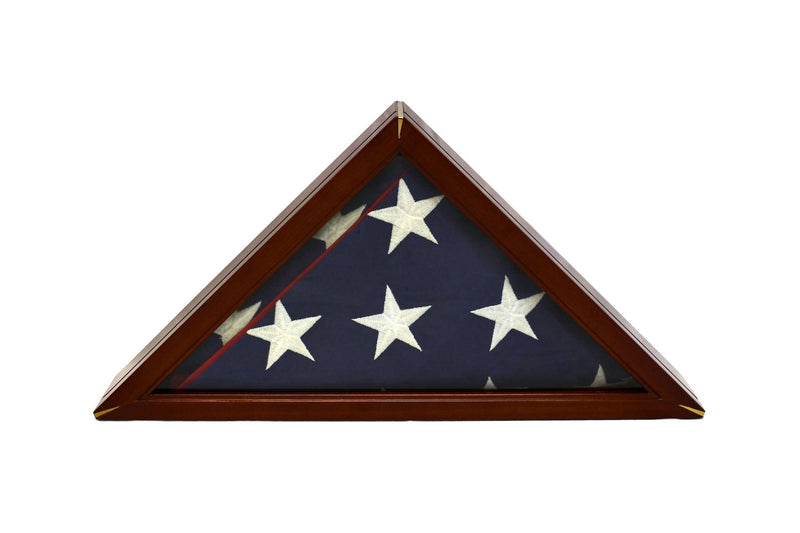 Honors Flag Display Case Glass Cabinet for 5x9.5' Flag
