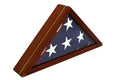 Honors Flag Display Case Glass Cabinet for 5x9.5' Flag - sfDisplay.com