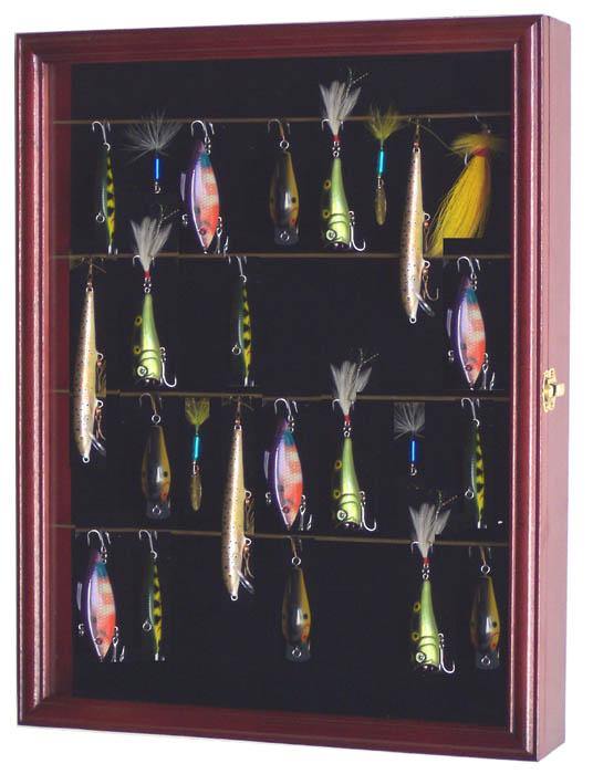 fishing tackle shadow box Lures wood * Size SHADOW BOX HEIRLOOM LURES