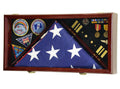 Flag and Medals Display Case Cabinet - sfDisplay.com