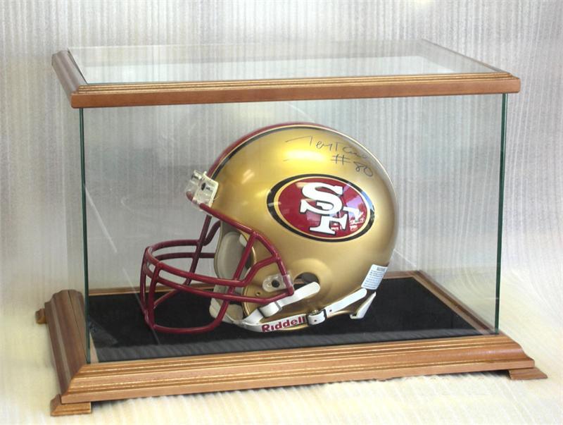 Football Helmet Glass Display Case - sfDisplay.com