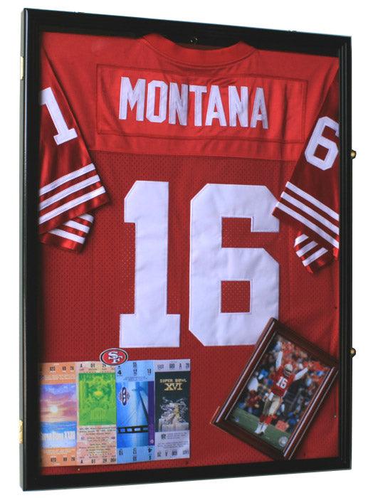 Large Jersey or Uniform Frame Display Case Cabinet Shadow Box