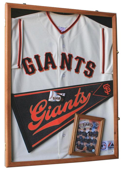 Large Jersey or Uniform Frame Display Case Cabinet Shadow Box - sfDisplay.com