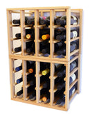 24 Bottle Modular Stackable Wine Rack (Stack As Many Sets Together)