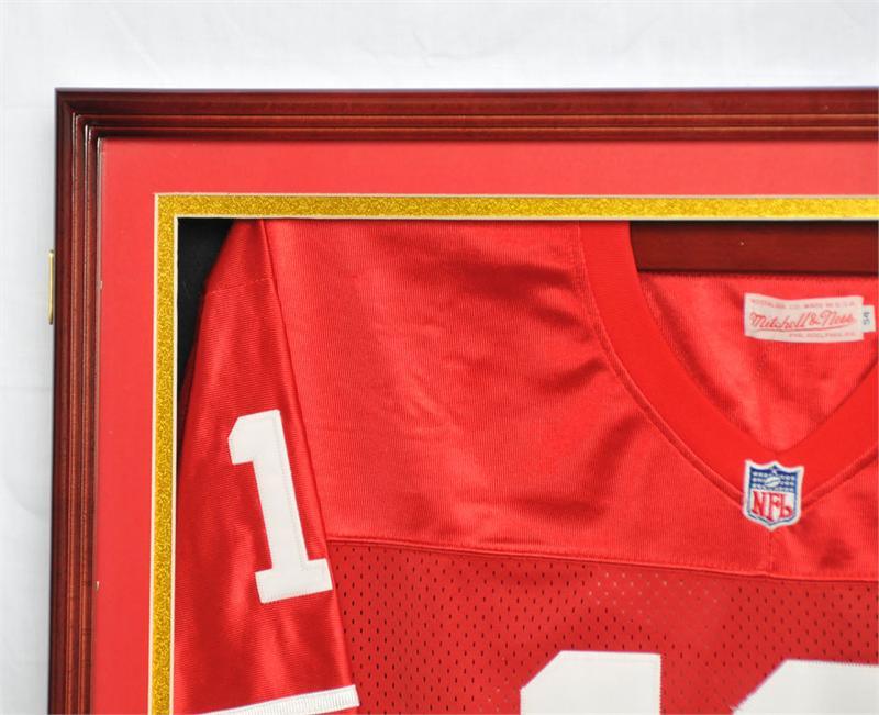 X-Large Jersey Display Case Cabinet Shadowbox (w/ Double Matting) - sfDisplay.com