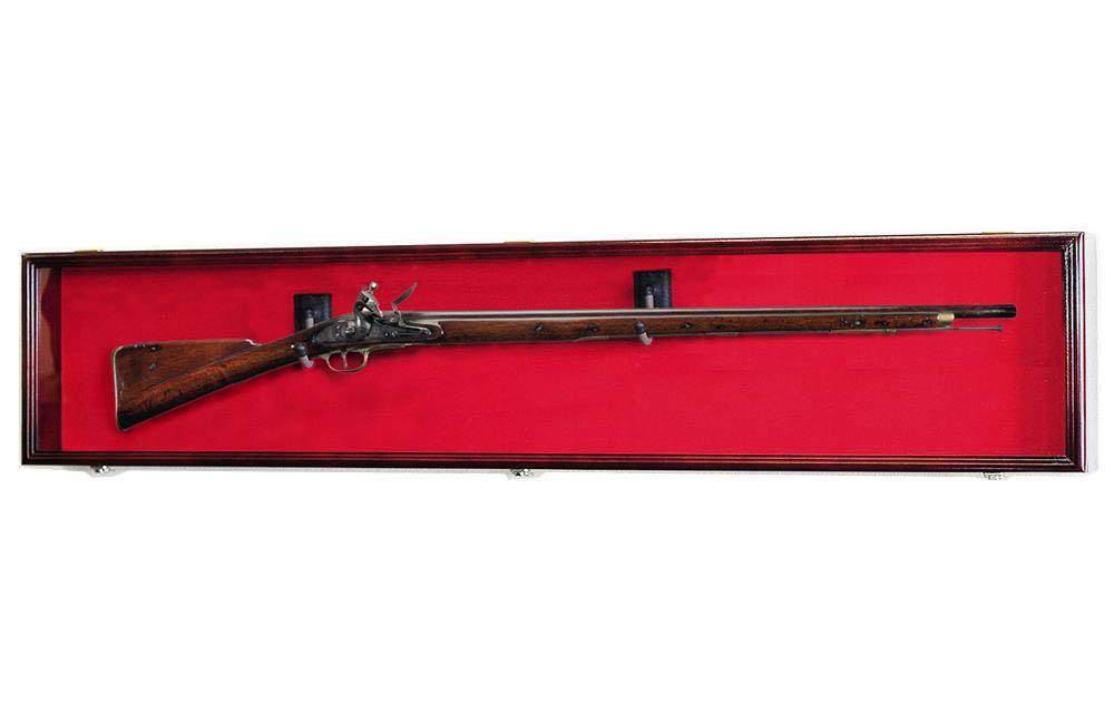 XL Rifle / Musket Gun Display Case Cabinet - 64
