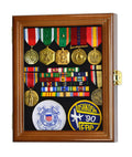 XS Military Medals, Pins, Patches, Insignia, Ribbons Display Case Cabinet - sfDisplay.com