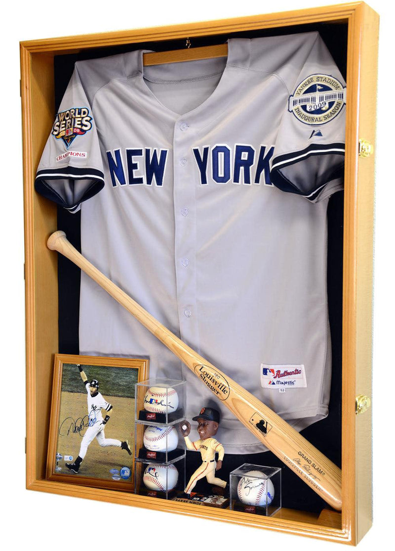 Extra Deep Jacket, Uniform, Jersey Shadowbox Display Case Cabinet