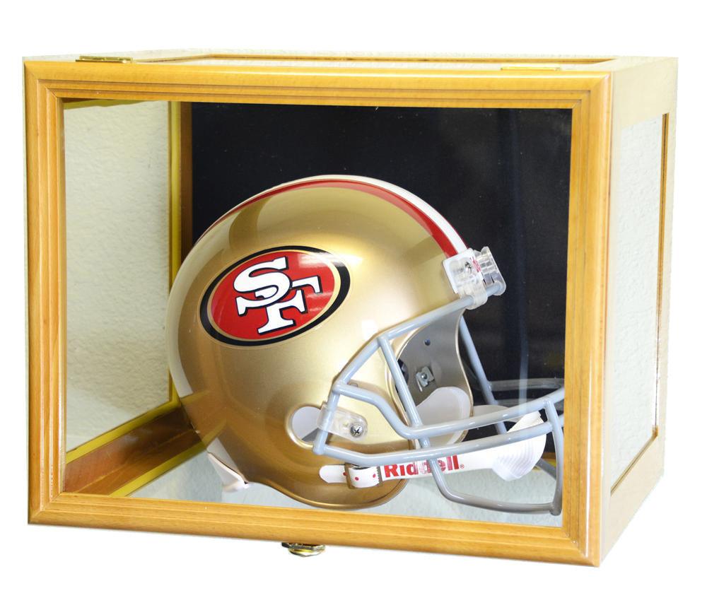 american football helmet wall mount Display Case (Wall Mounting/Free Standing) Black protection acrylic Mini Helmet Wall Hanger -
