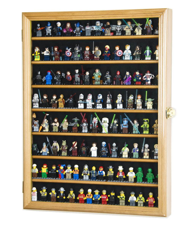 Large 110+ Mini Figures/ Miniatures / Figurines Display Case Cabinet - sfDisplay.com