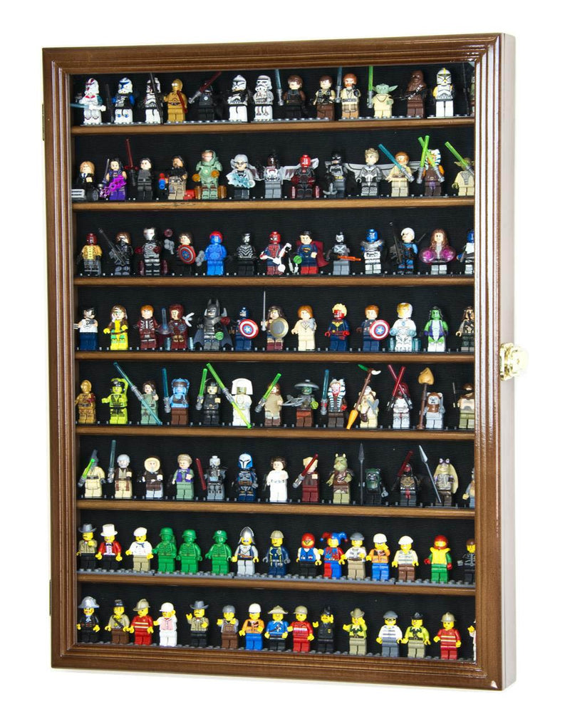 Thimble Collection Display Case. Oak Varnish Finish. Various