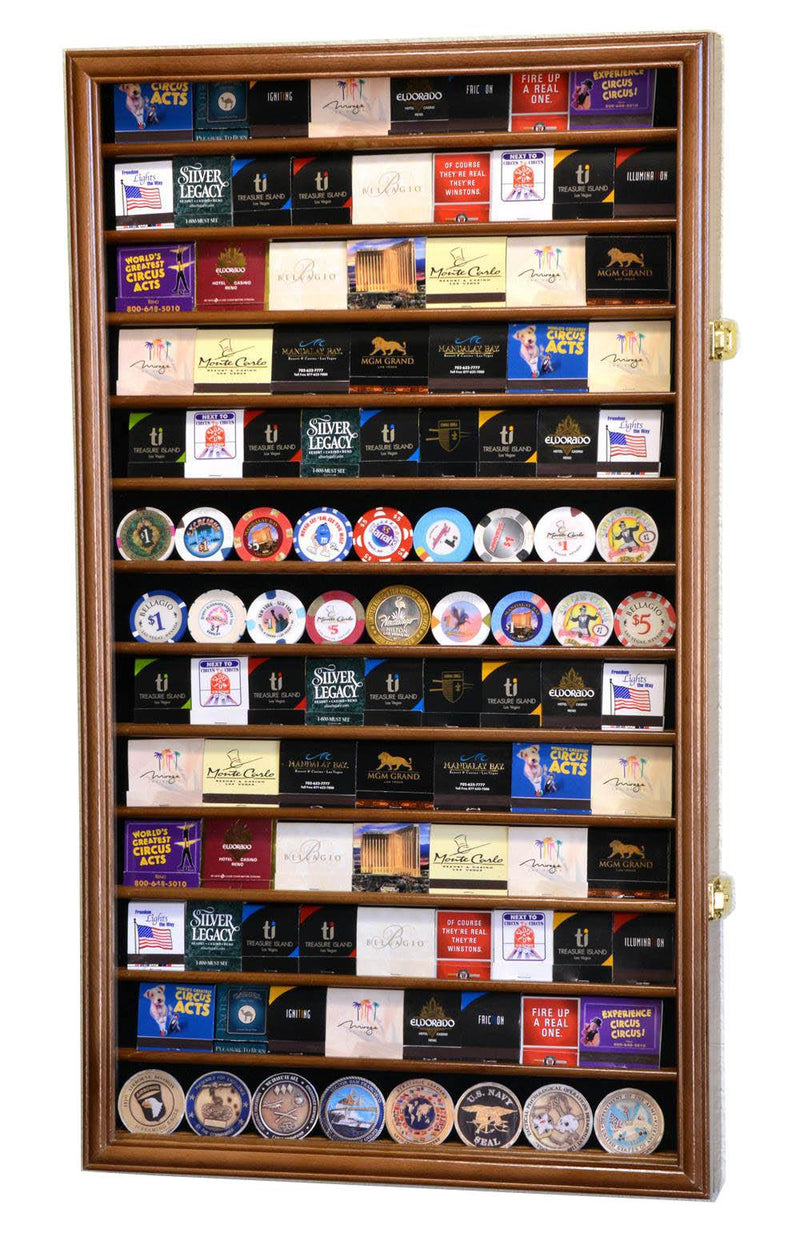 117 Matches Matchbook Display Case Cabinet - sfDisplay.com