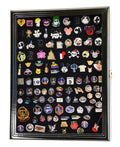 Pins, Ribbons, Medals, Buttons, Shells Showcase Display Case Cabinet