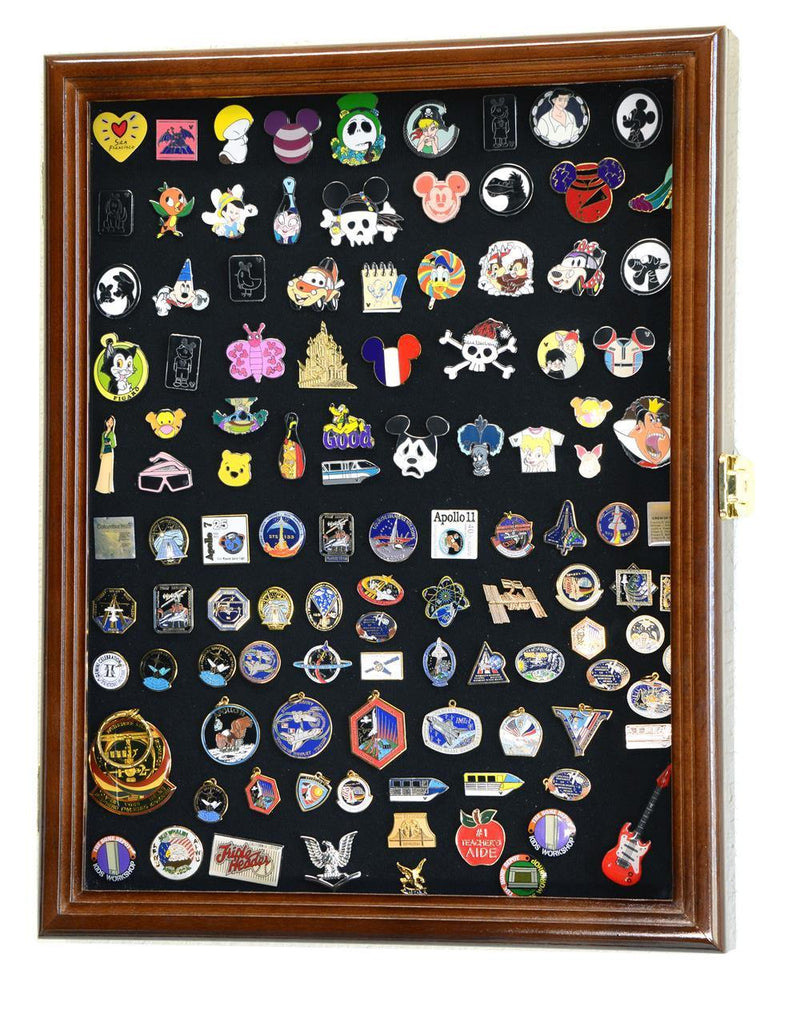Pins, Ribbons, Medals, Buttons, Shells Showcase Display Case Cabinet - sfDisplay.com