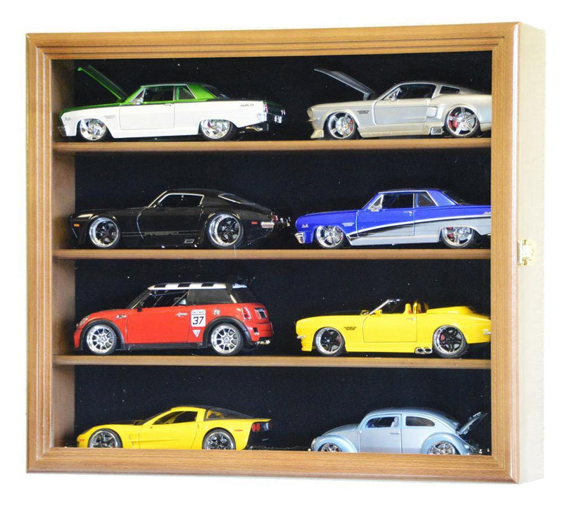 Small 1/24 Scale Diecast Car Display Case Cabinet - sfDisplay.com