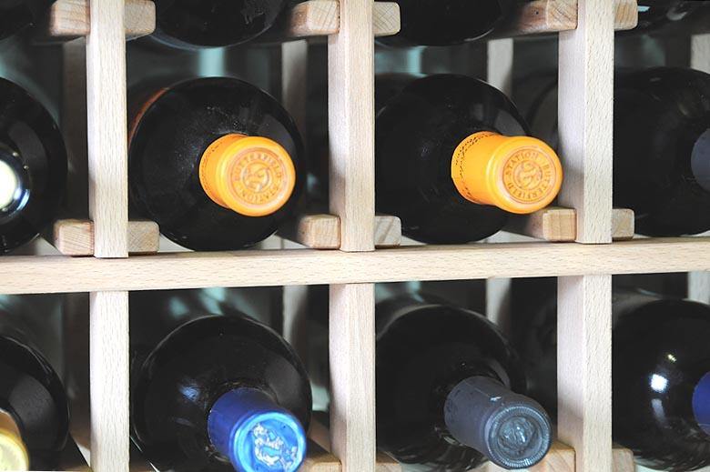 Designer Collections 108-Bottle 9-Column 12-Row Wine Storage Rack - sfDisplay.com